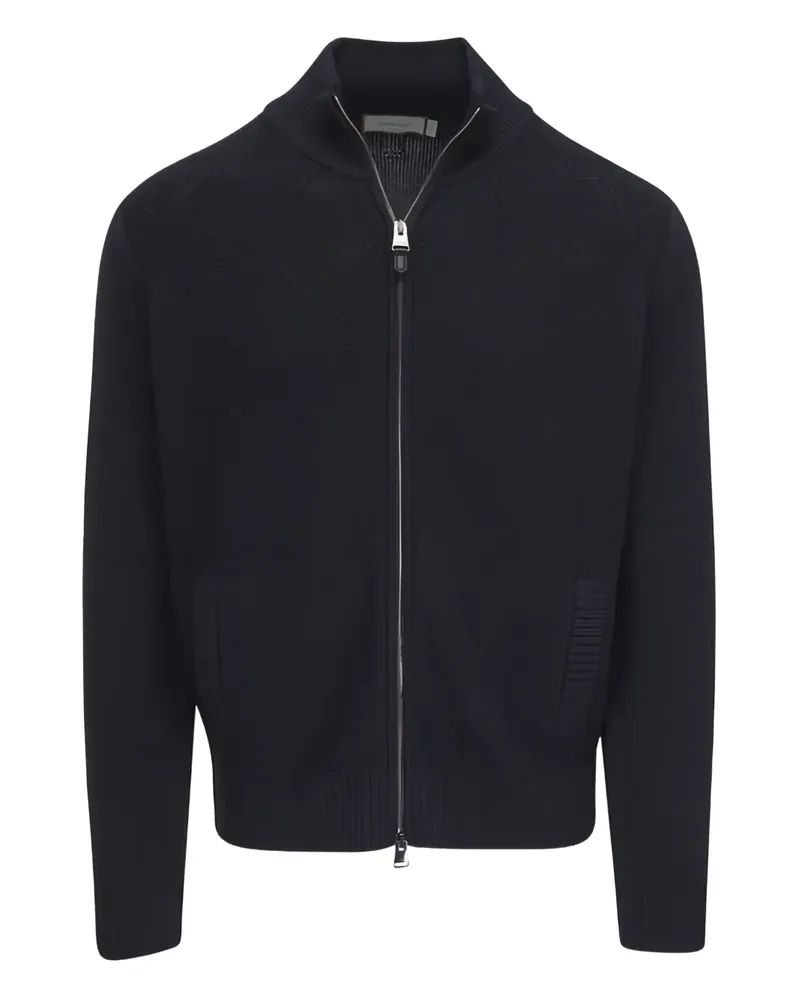 Canali Cardigan mit Reißverschluss - Blau Blau