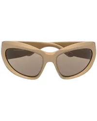 Balenciaga Cat-Eye-Sonnenbrille Gold