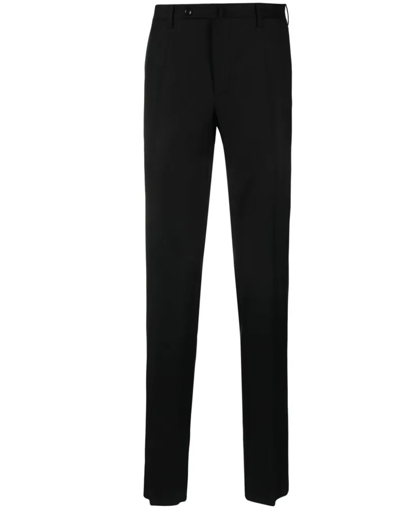 Incotex Tief sitzende Slim-Fit-Hose - Schwarz Schwarz