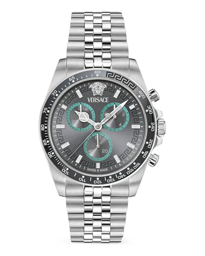 Versace Greca Chrono Wave 43mm watch - Grau Grau