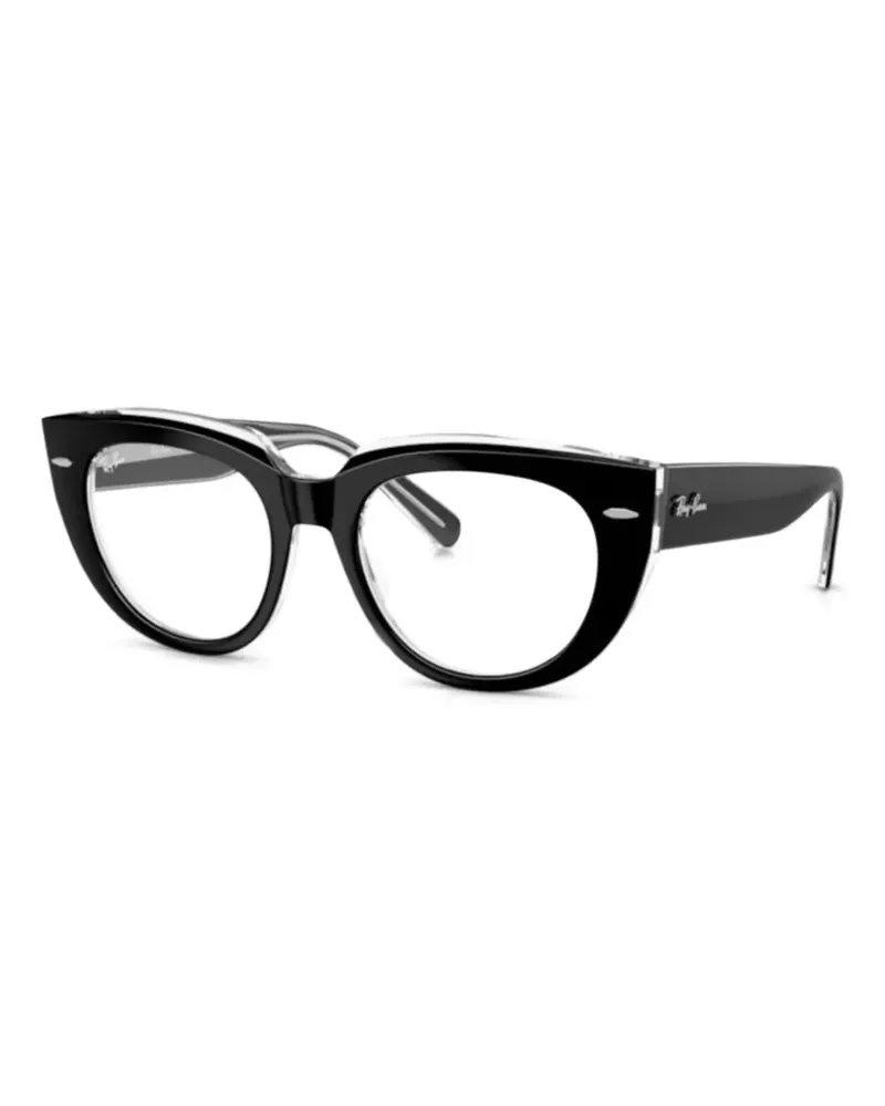 Ray Ban Brille im Cat-Eye-Design - Schwarz Schwarz
