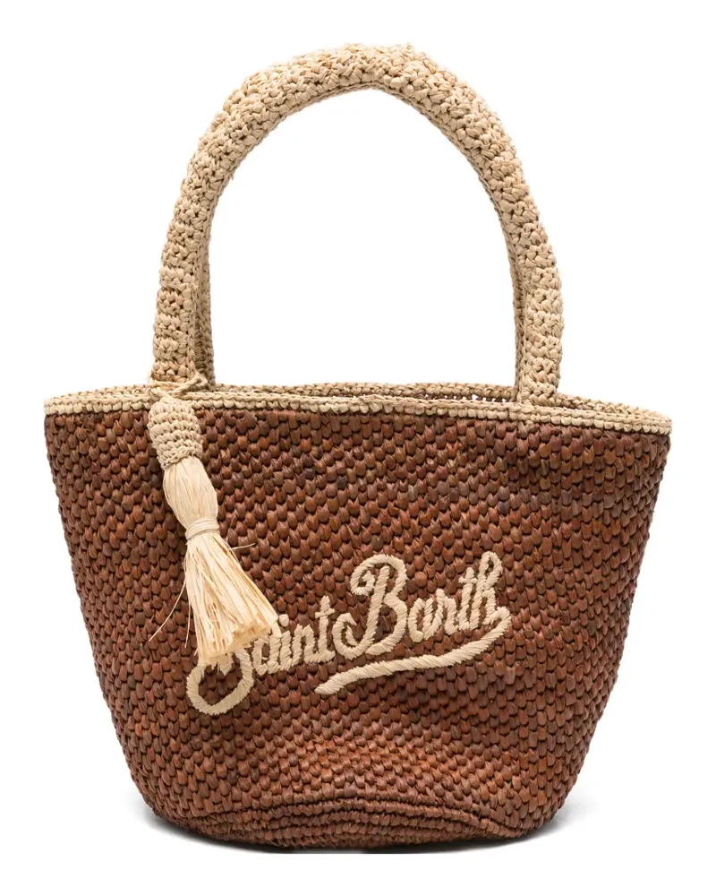 MC2 Saint Barth medium Mercy woven tote bag - Braun Braun