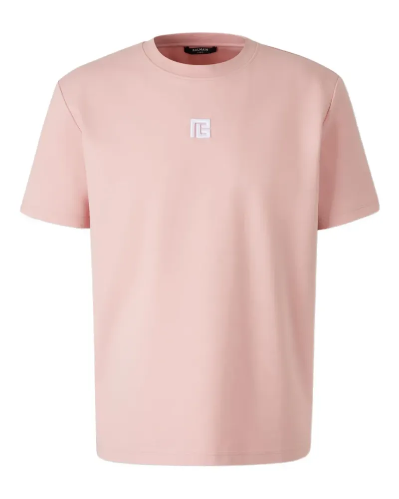 Balmain logo T-shirt - Rosa Rosa