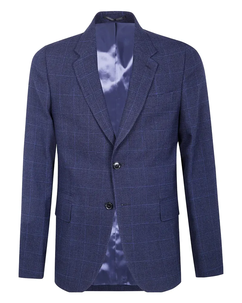 Paul Smith Jacke mit Karomuster - Blau Blau