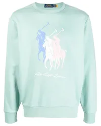 Ralph Lauren Sweatshirt mit Logo-Print Grün