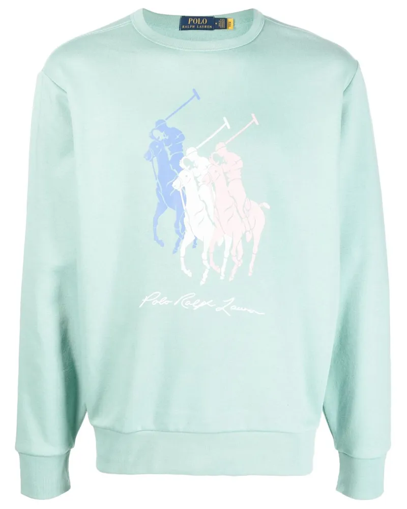 Ralph Lauren Sweatshirt mit Logo-Print - Grün Grün