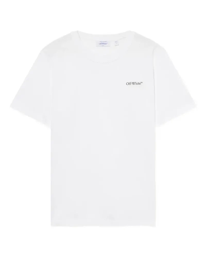 OFF-WHITE T-Shirt mit Logo-Print - Grau Grau