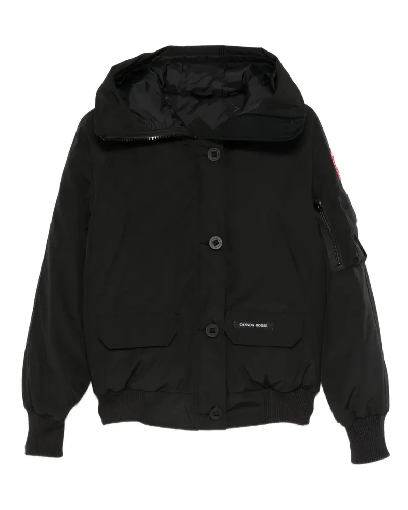 Canada Goose Gefütterte Kapuzenjacke - Schwarz Schwarz