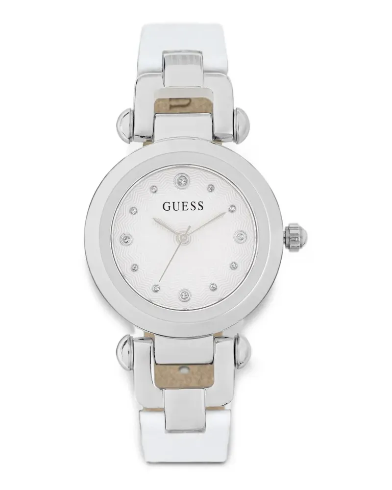 Guess Ginger white silver tone analog watch - Weiß Weiß