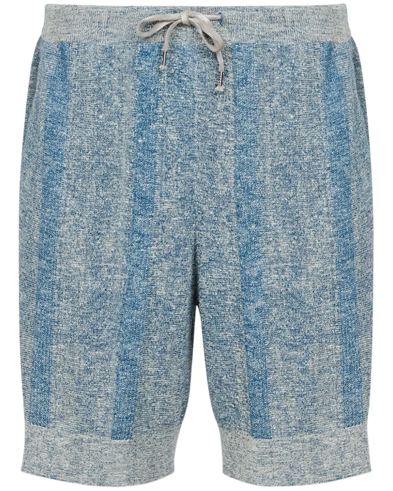 Maison Margiela Gestreifte Shorts - Blau Blau