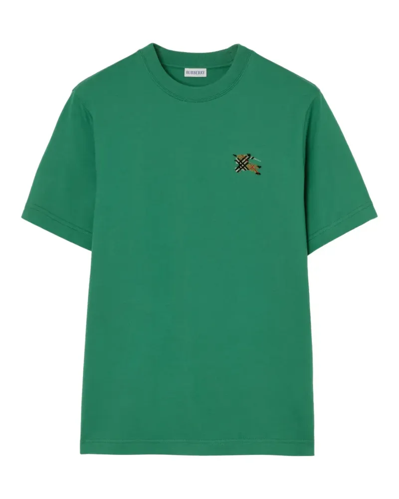 Burberry Knight T-Shirt aus Baumwolle - Grün Grün
