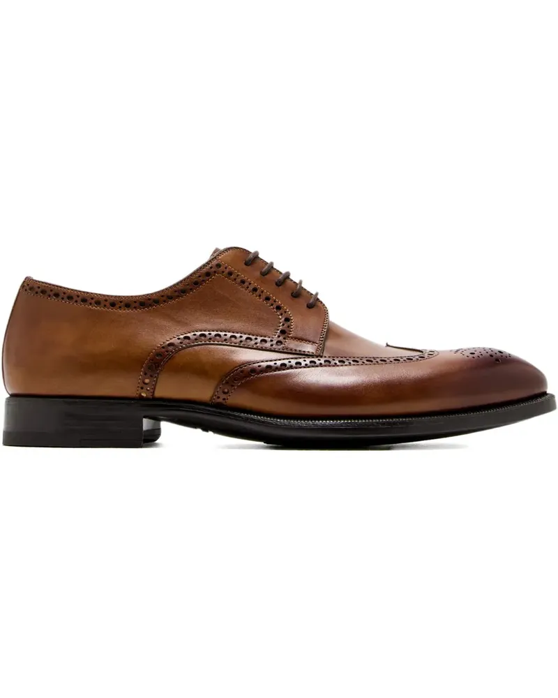 Magnanni Derby-Schuhe mit Lochmuster - Braun Braun