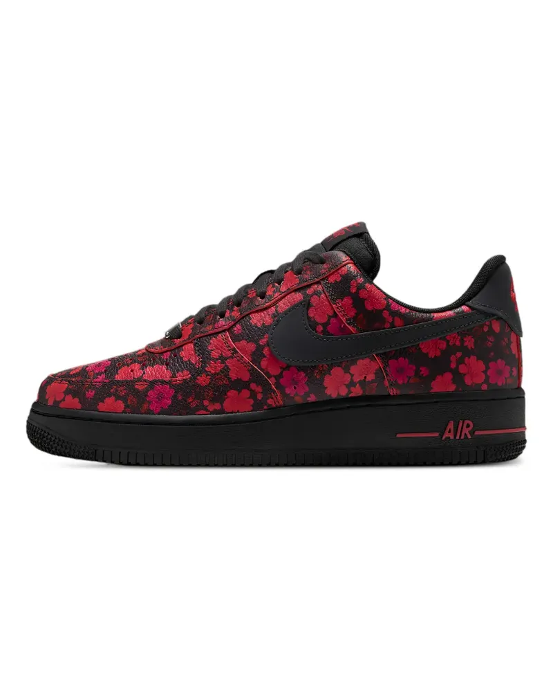 Nike Air Force 1 Low '07 Sneakers mit Blumenprint - Rot Rot
