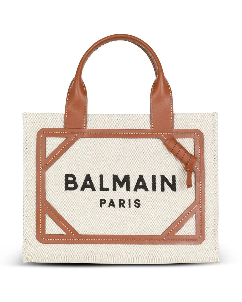 Balmain Kleine B-Army Handtasche - Nude Nude