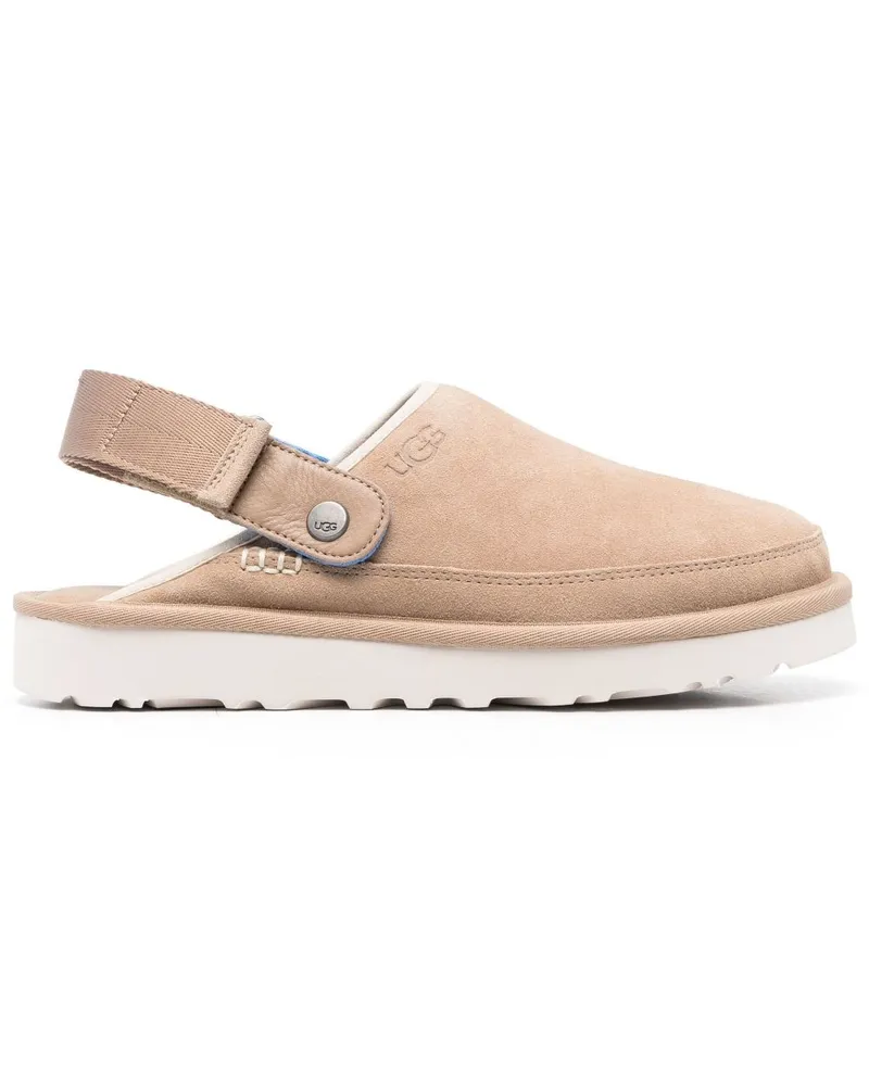 UGG Goldencoast Clogs aus Wildleder - Nude Nude