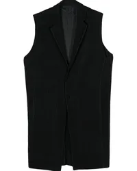 Issey Miyake Tailored Pleats Weste Schwarz