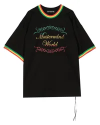 Mastermind World Rasta T-Shirt mit Logo-Print Schwarz