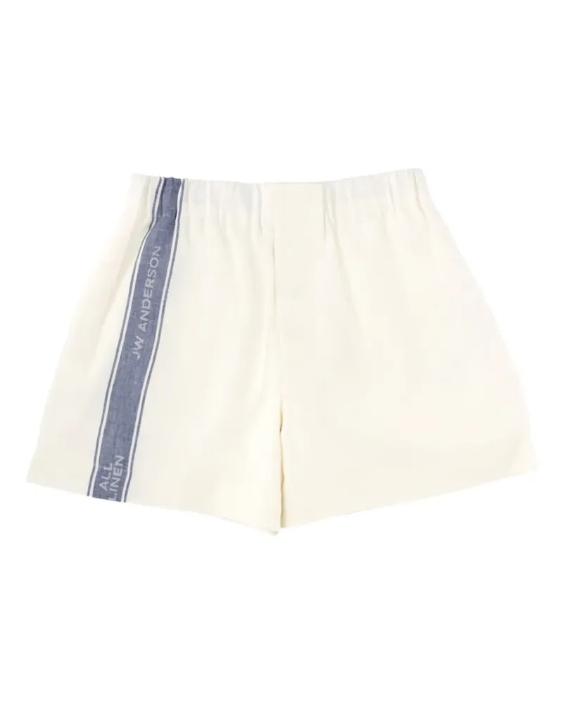 J.W.Anderson Shorts mit Logo-Streifen - Nude Nude