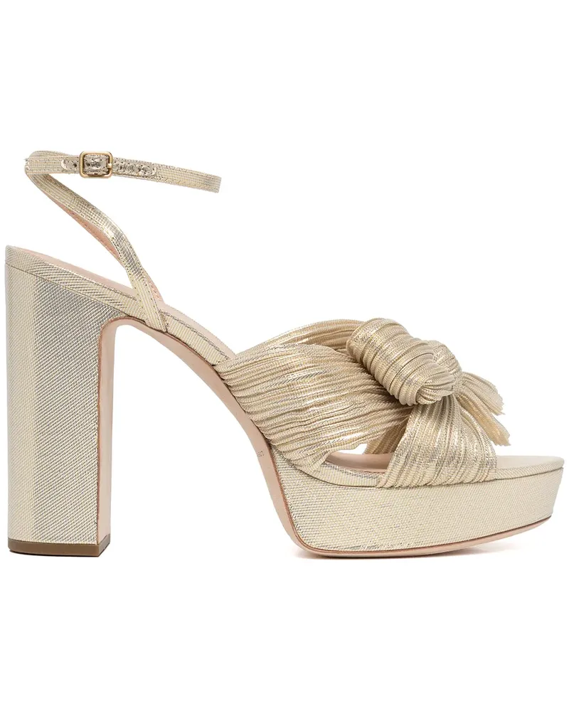 Loeffler Randall Natalia Plateau-Sandalen 120mm - Gold Gold
