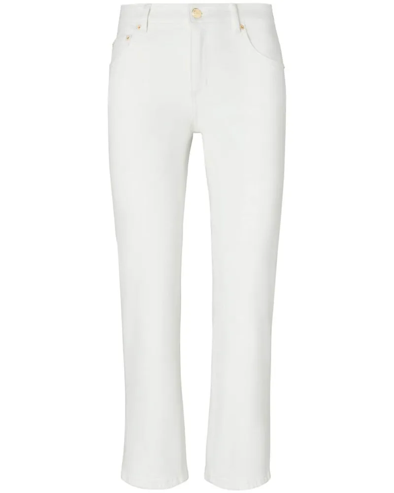 Tory Burch Kick-Flare-Jeans - Weiß Weiß