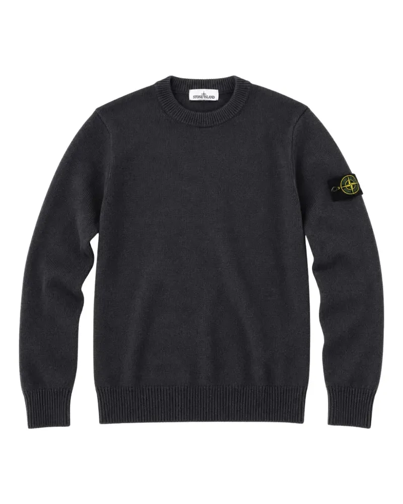 Stone Island 5100072 Pullover aus Lammwolle - Grau Grau