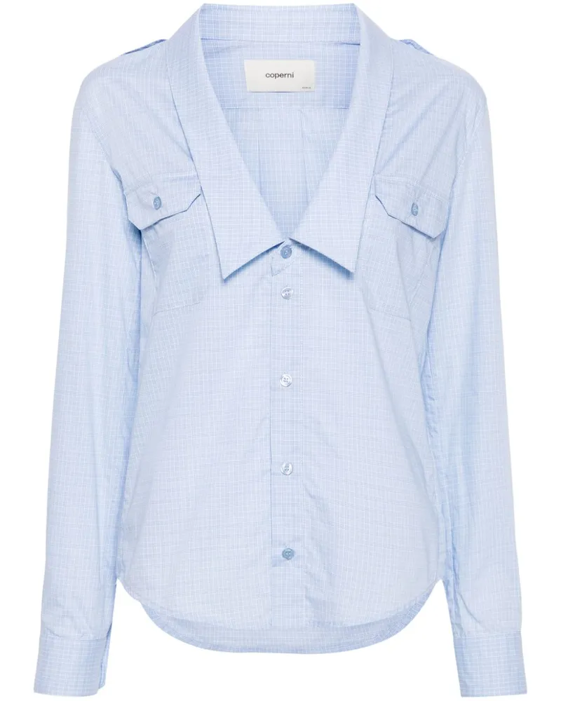 COPERNI Kariertes Hemd - Blau Blau