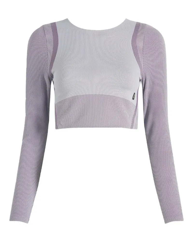 ON Gestricktes Studio Cropped-Oberteil - Violett Violett