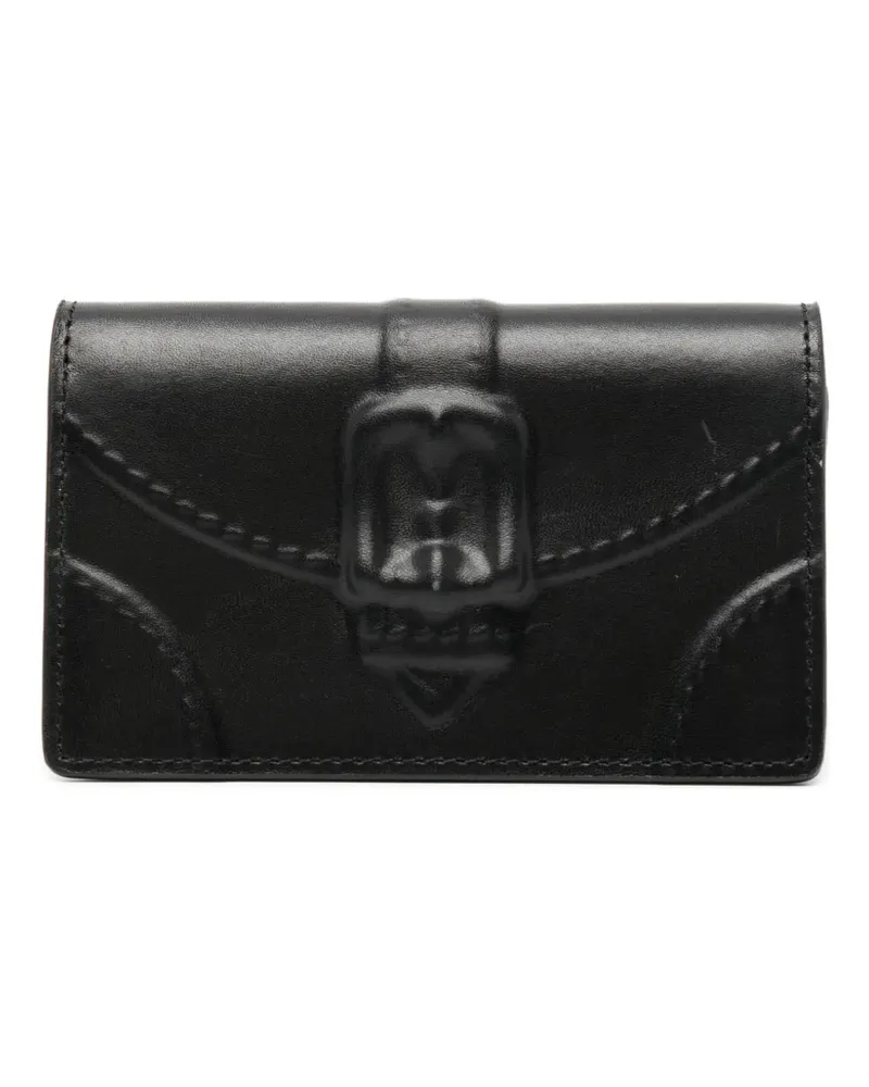 MIHARAYASUHIRO Portemonnaie mit geprägter Schnalle - Schwarz Schwarz