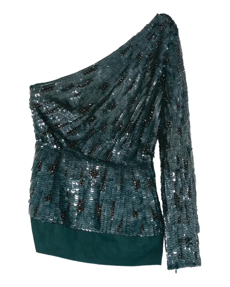 Elie Saab Einschultriges Top - Grün Grün