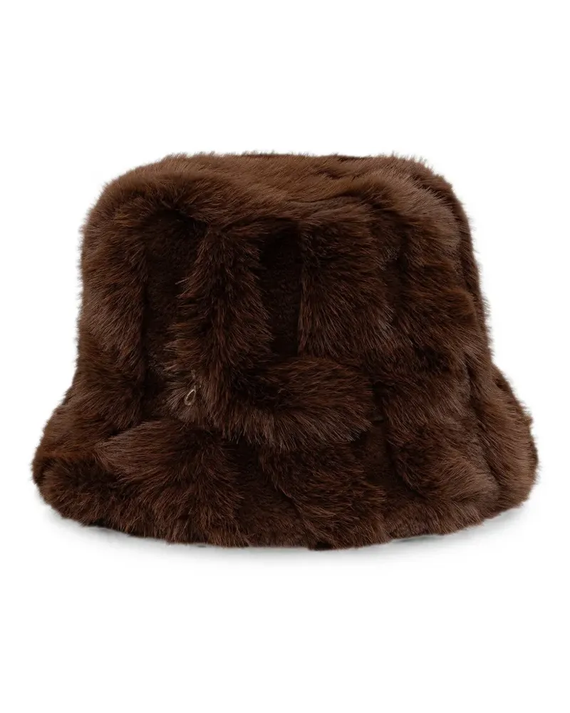 Joseph Ribkoff Fischerhut aus Faux Fur - Braun Braun