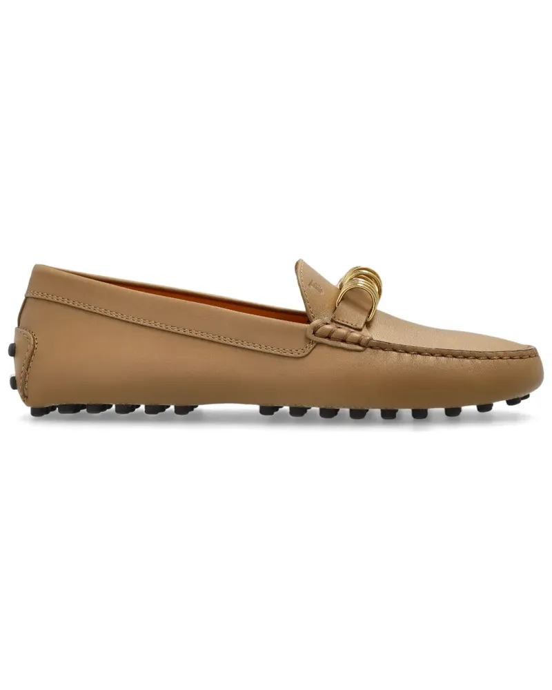 TOD'S Loafer mit Schnallendetail - Nude Nude