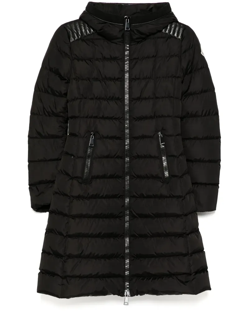 Moncler 2010-2020s  Taleve Giubbotto Daunenmantel - Schwarz Schwarz
