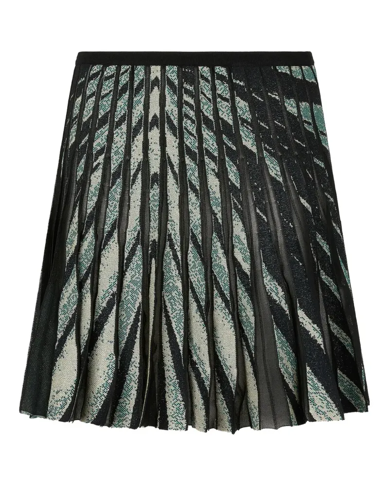 Roberto Cavalli Minirock mit Falten - Blau Blau