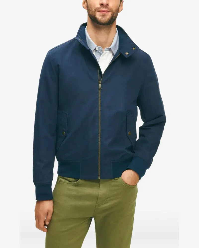 Brooks Brothers Bomberjacke mit Reißverschluss - Blau Blau