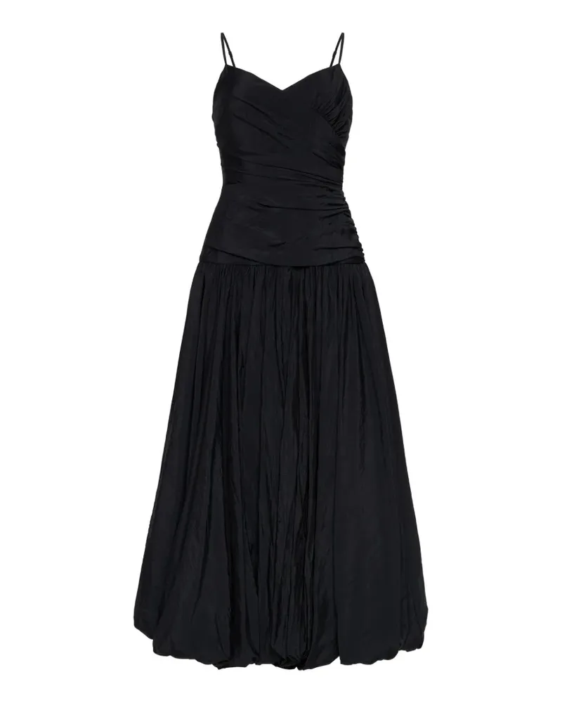 Cinq à Sept Fia draped dress - Schwarz Schwarz
