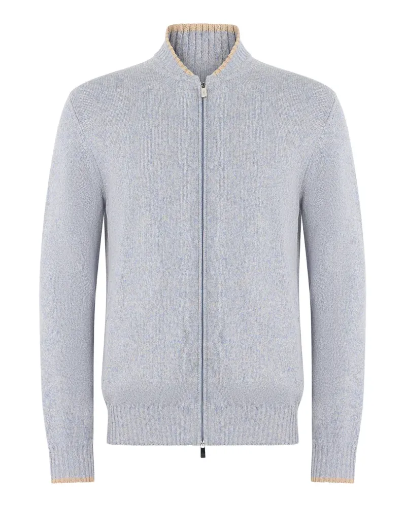 Fedeli zip-up cardigan - Grau Grau