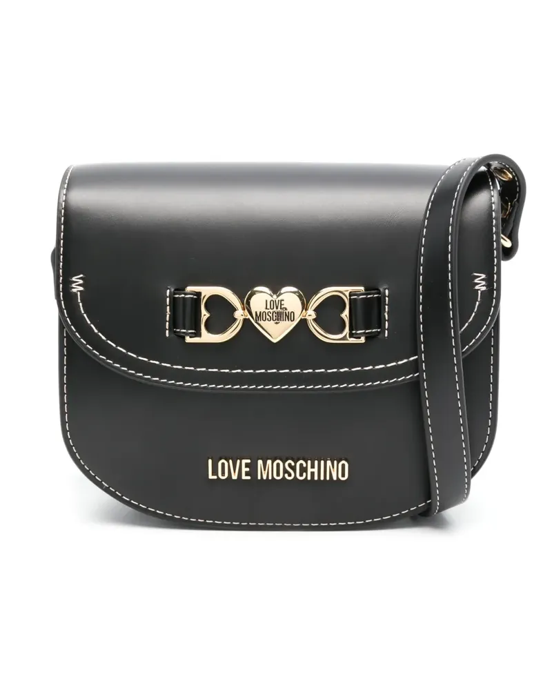 Moschino Love Chain Umhängetasche - Schwarz Schwarz