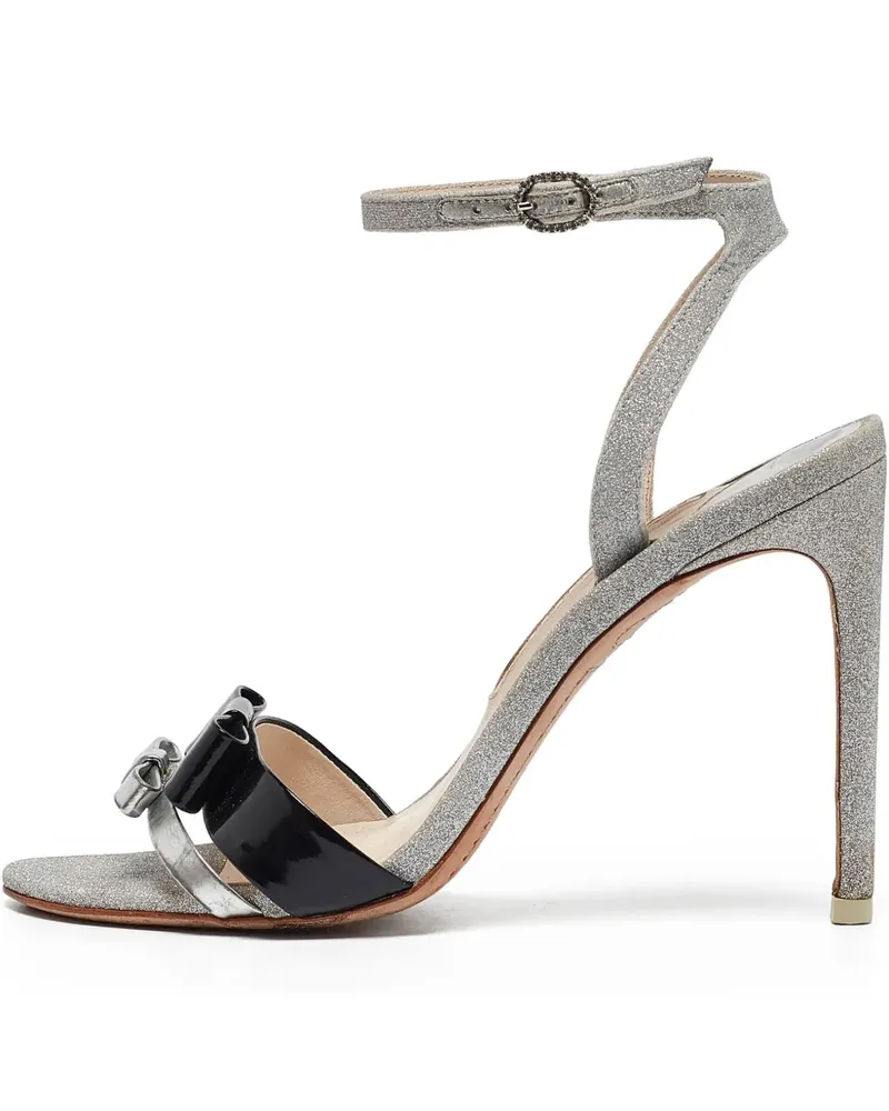 Sophia Webster Pre-owned Sandalen im Glitter-Look 105mm - Silber Silber
