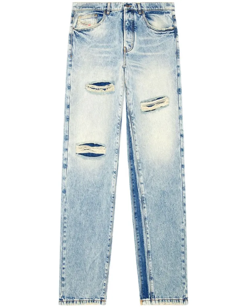 Diesel Gerade D-Fire Jeans Blau