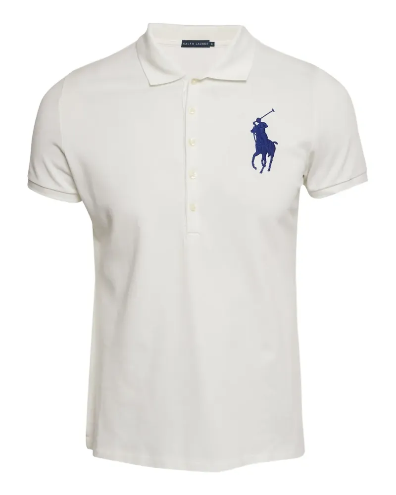Ralph Lauren Poloshirt mit Logo-Stickerei - Weiß Weiß