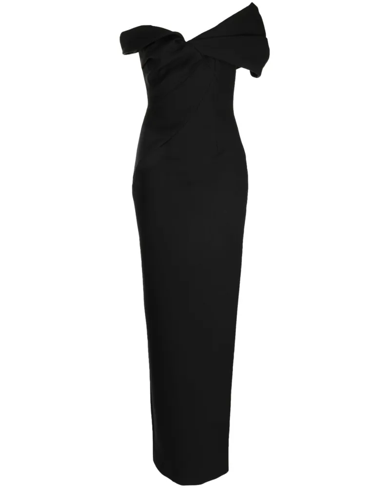 Rachel Gilbert Matteo Abendkleid - Schwarz Schwarz