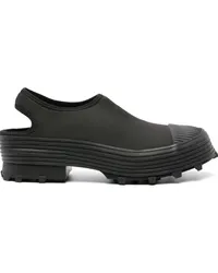 Camper Traktori Clogs aus Scuba-Jersey Schwarz