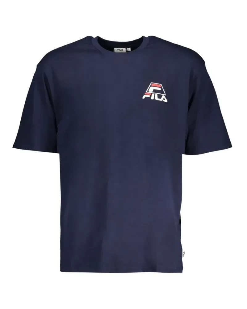 Fila T-Shirt mit Logo-Print - Blau Blau