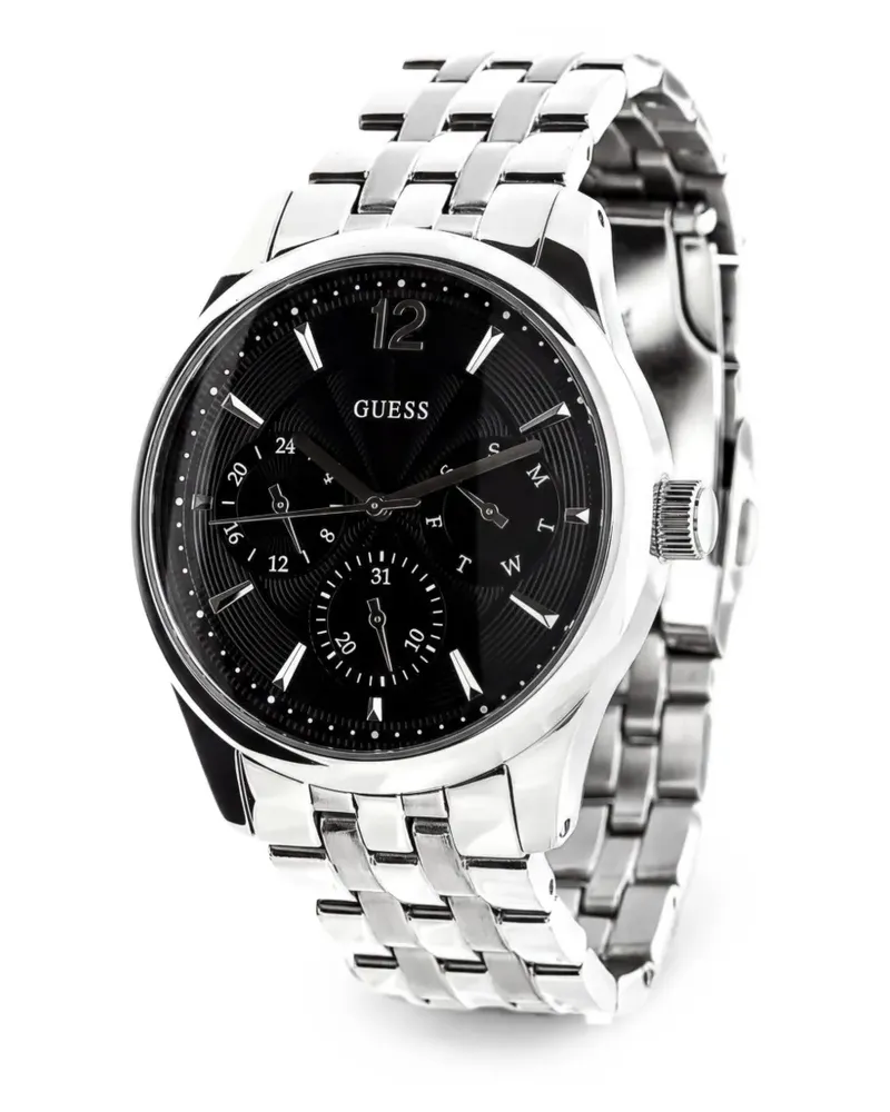 Guess Asset Armbanduhr 43mm - Schwarz Schwarz