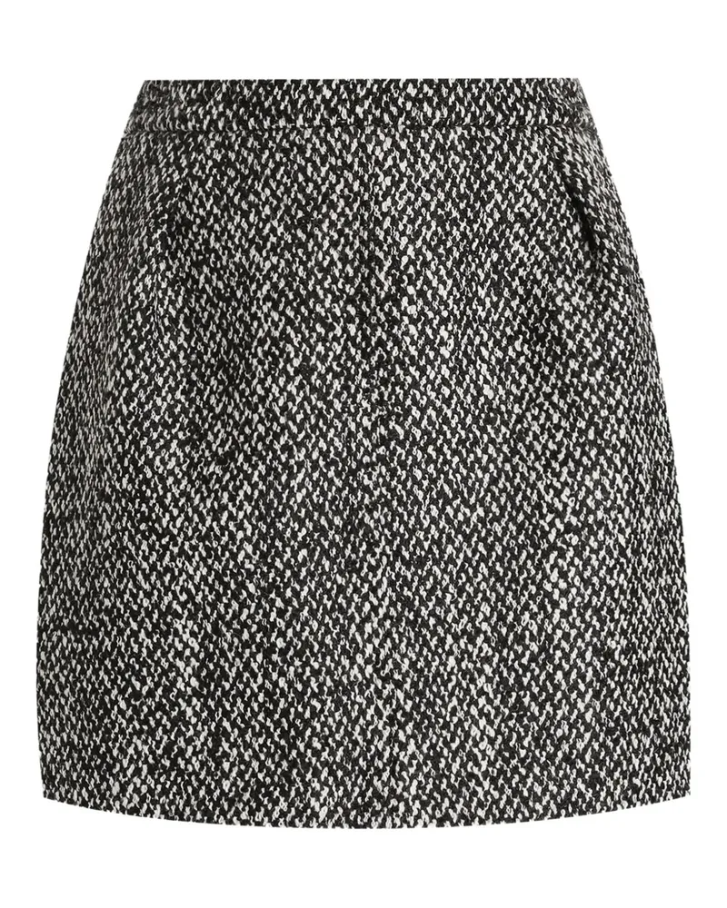 Dolce & Gabbana Minirock aus Tweed - Schwarz Schwarz