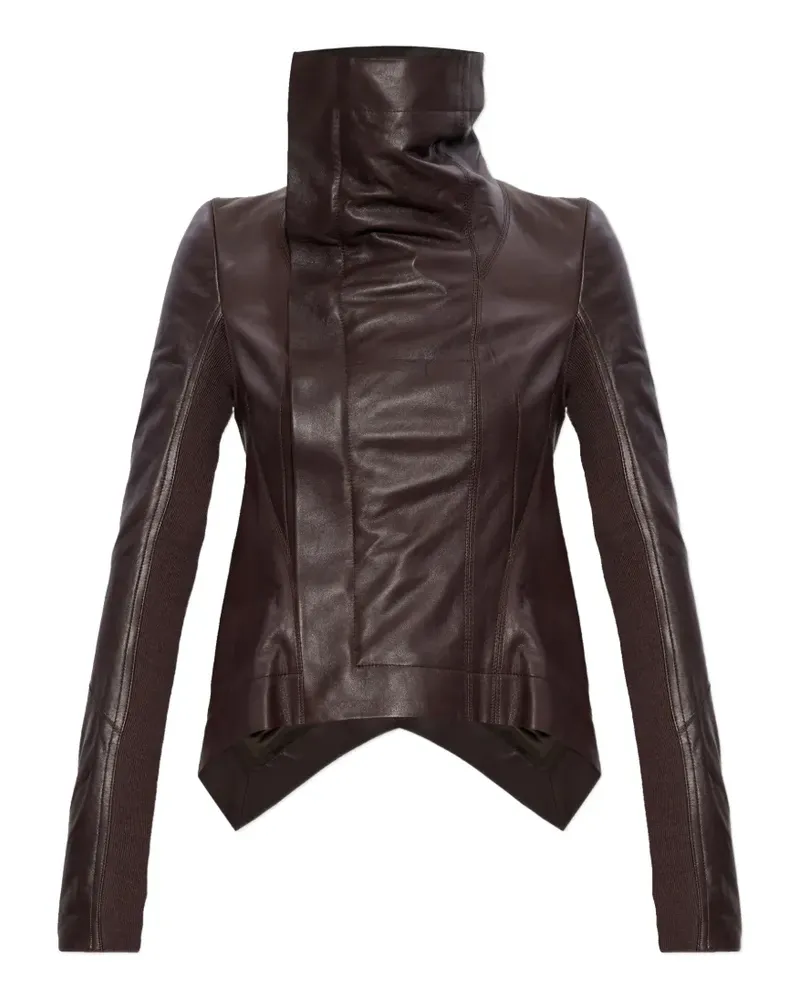 Rick Owens Naska leather jacket - Rot Rot