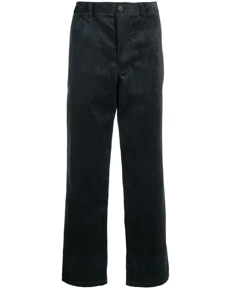 Wood Wood Cordhose mit geradem Bein - Blau Blau