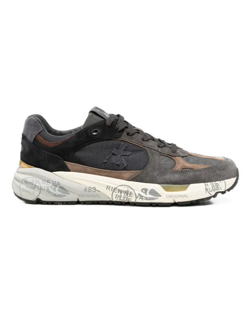 Premiata Mase panelled leather sneakers - Grau Grau