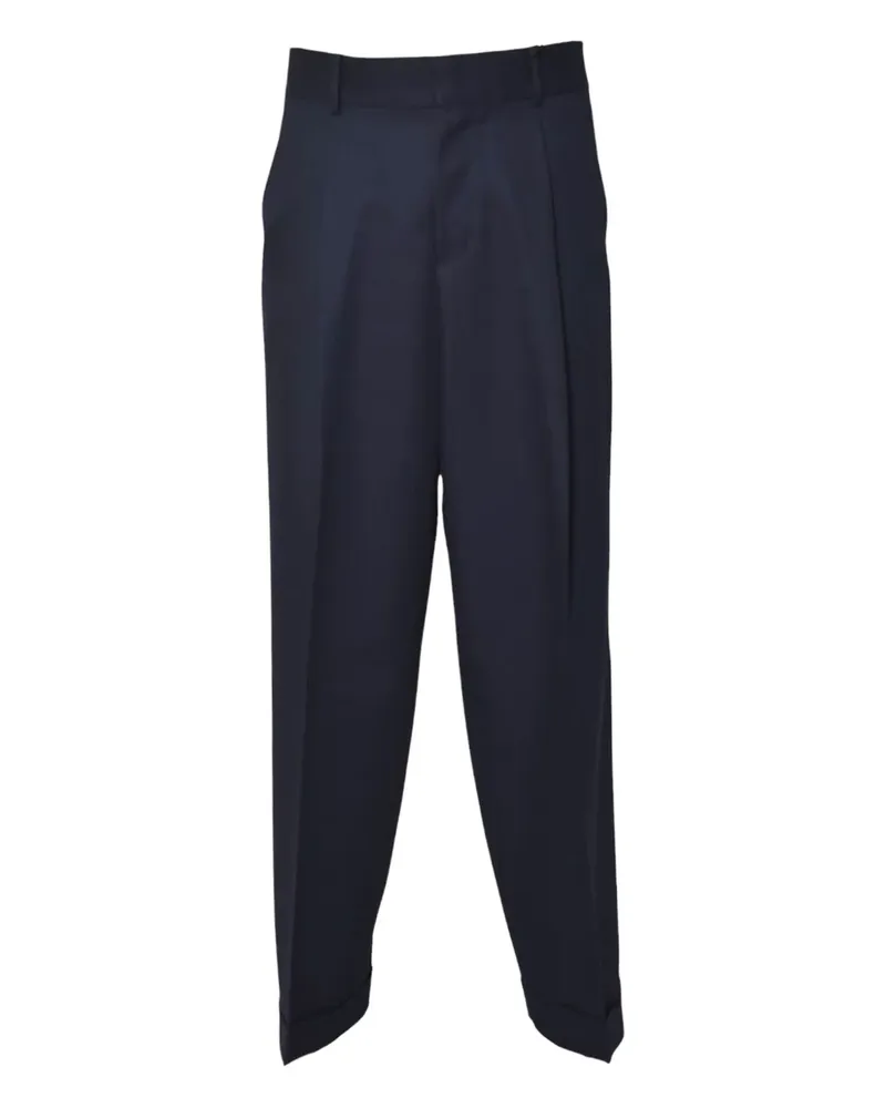 Dsquared2 Bundfaltenhose mit Umschlag - Blau Blau