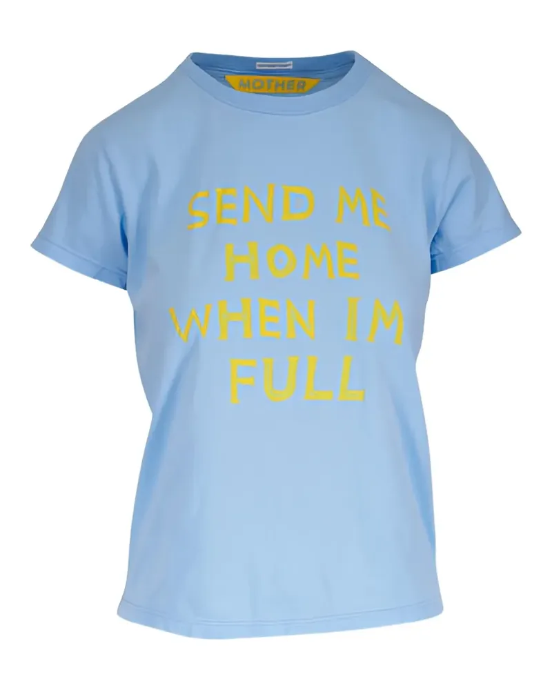 Mother The Boxy Goodie Goodie T-Shirt - Blau Blau